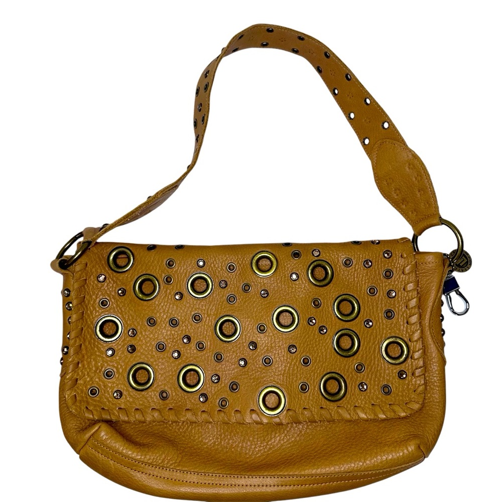 LeatherRock | Made in USA Crystal Eyelet Handbag Leather Western Vibe Purse